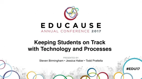 Keeping Students on Track with Technology and Processes