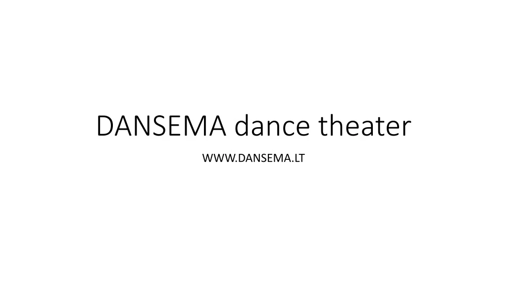 dansema dance theater