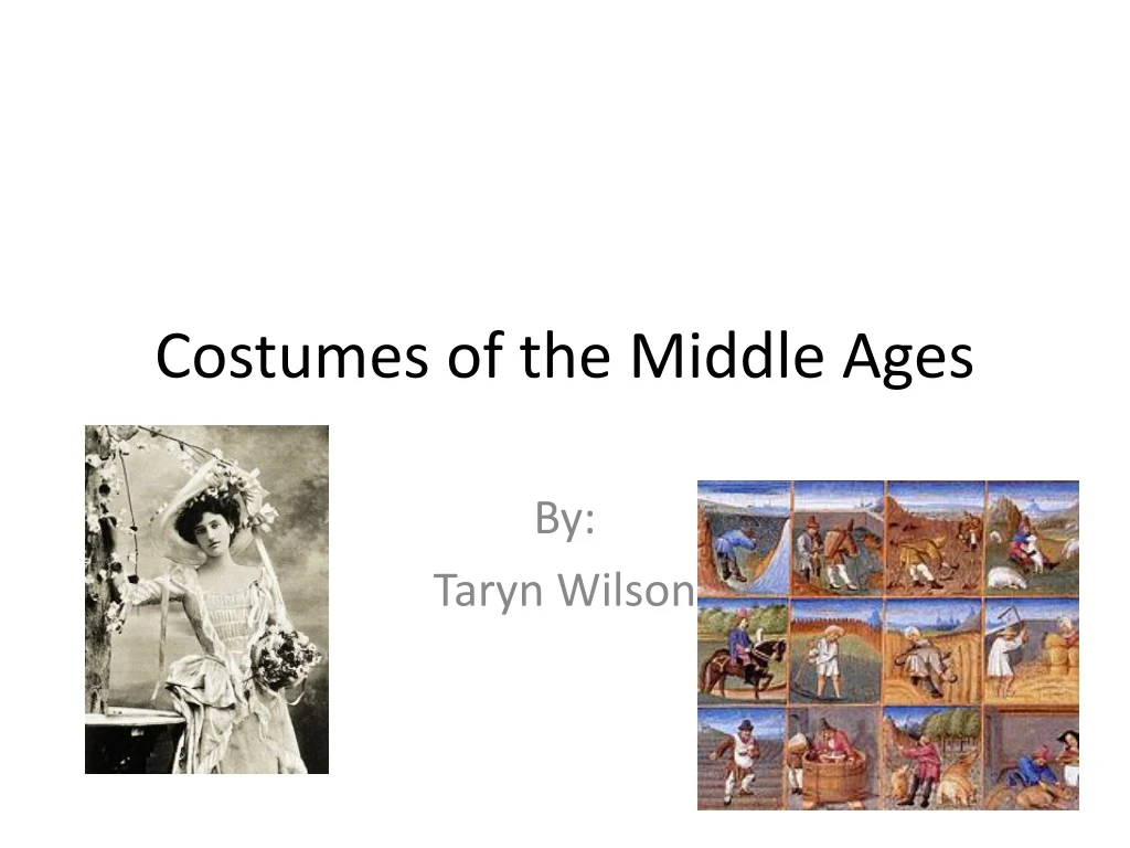 costumes of the middle ages