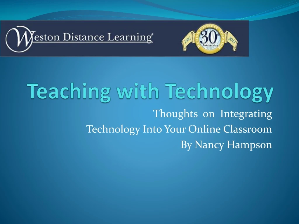 teaching with technology