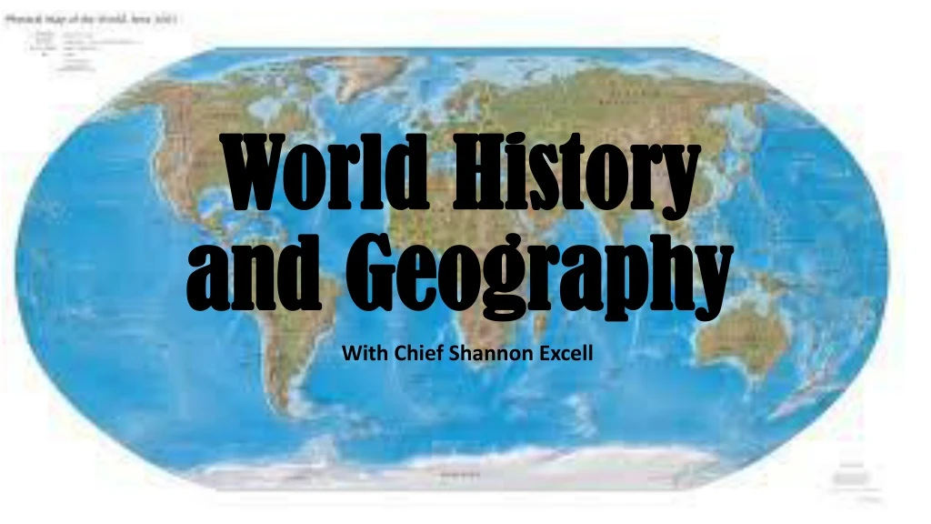 world history and geography