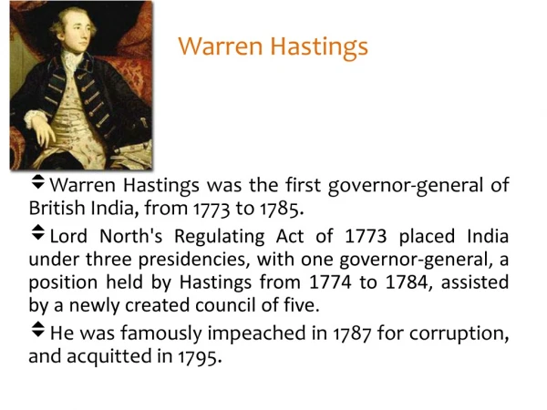 Warren Hastings