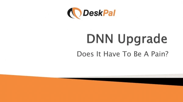 DNN Upgrade