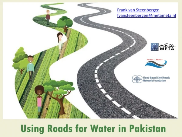 Using Roads for Water in Pakistan