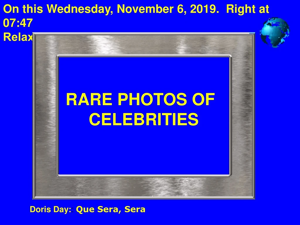 on this wednesday november 6 2019 right