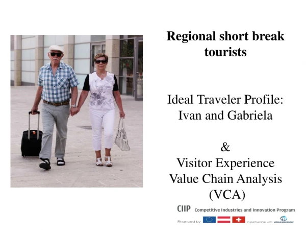 Regional short break tourists: Ivan and Gabriela