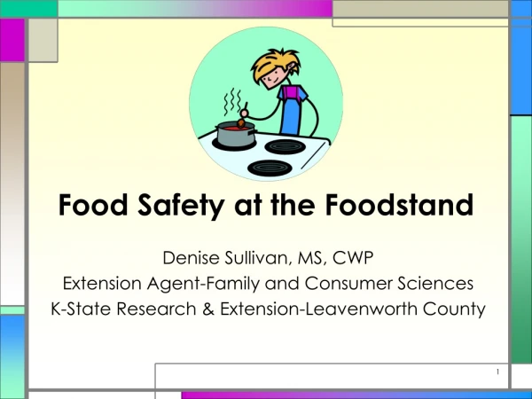Food Safety at the Foodstand