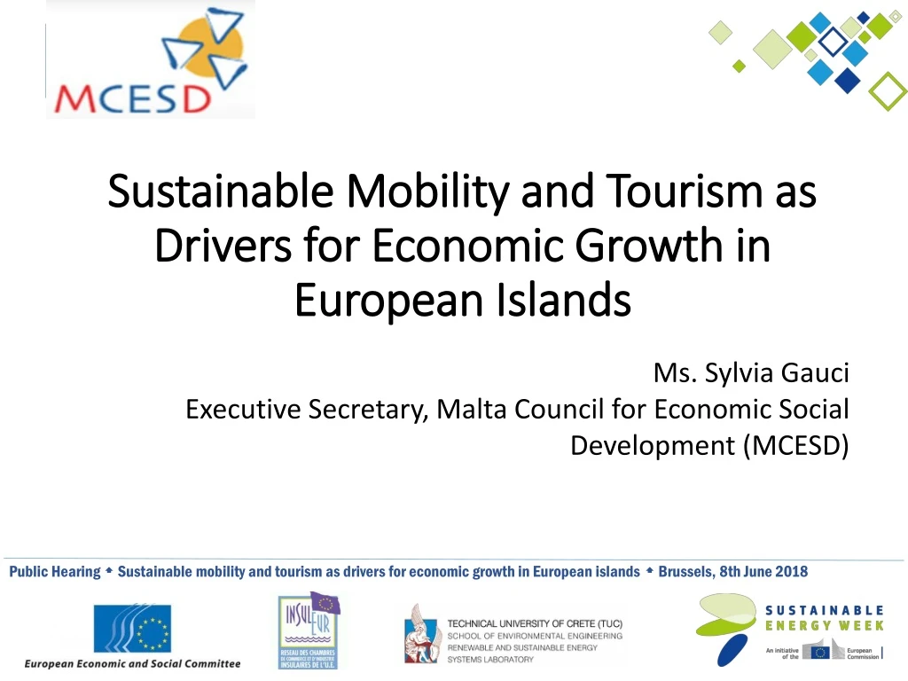 sustainable mobility and tourism as drivers for economic growth in european islands