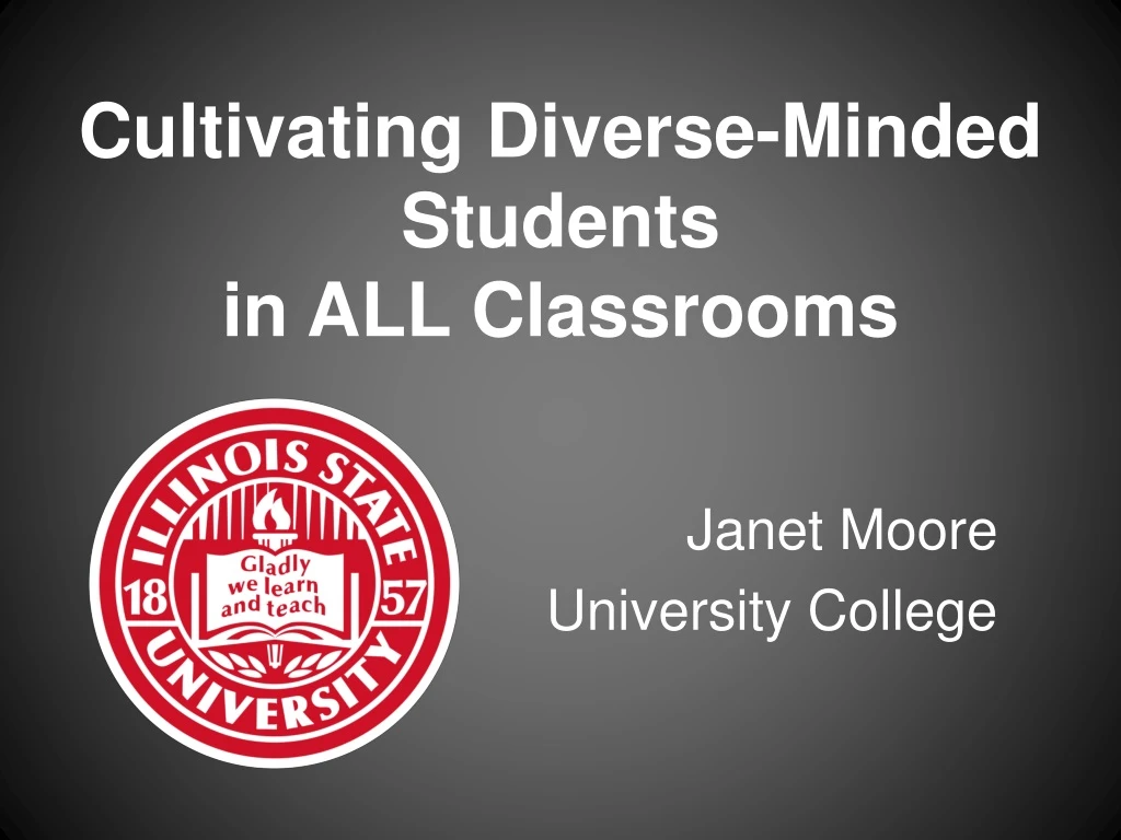 cultivating diverse minded students in all classrooms