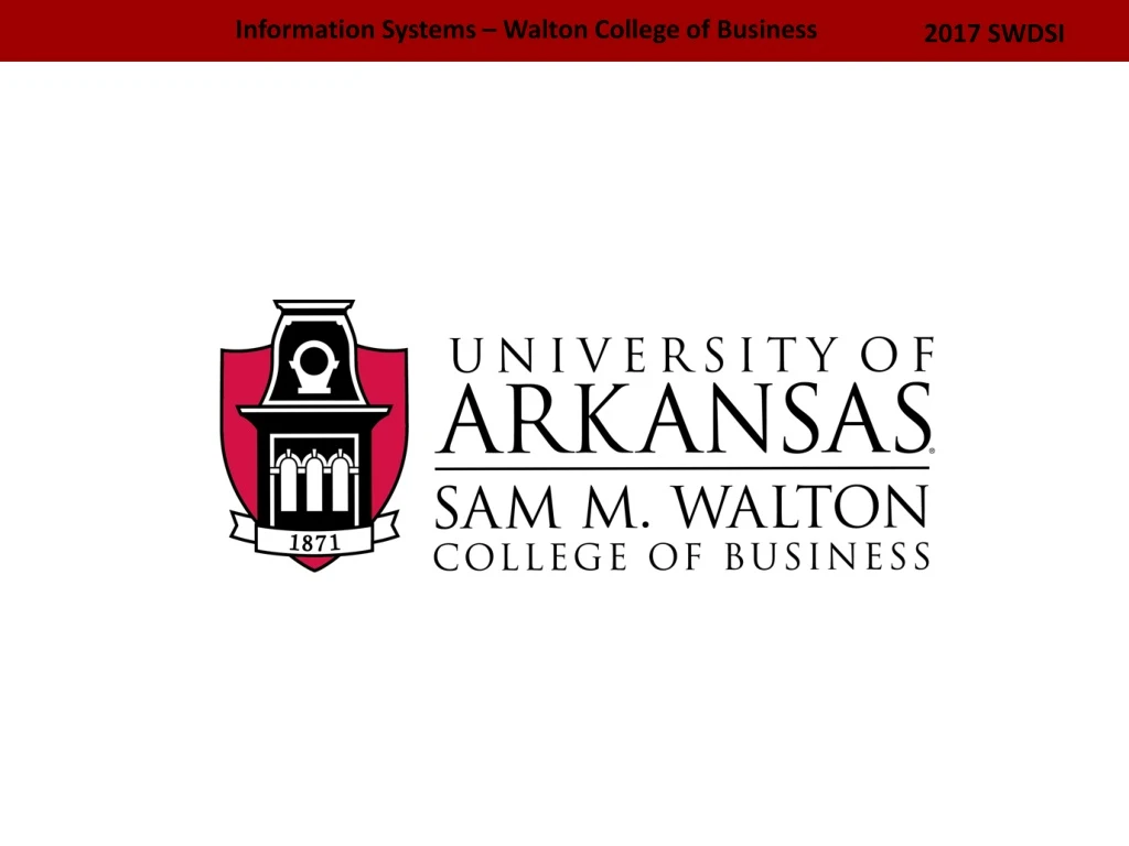 information systems walton college of business