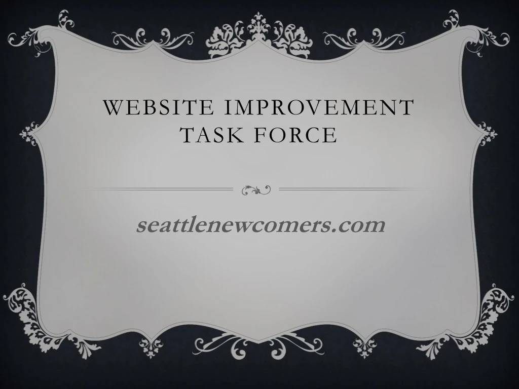 website improvement task force