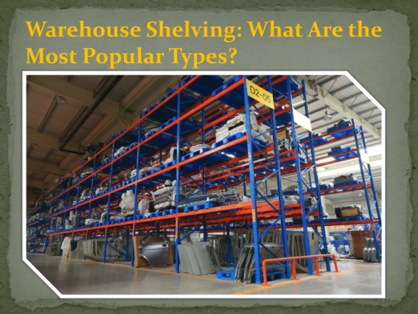 Warehouse Shelving: What Are the Most Popular Types?