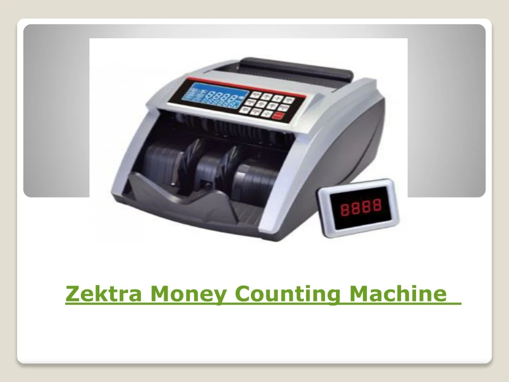 zektra money counting machine