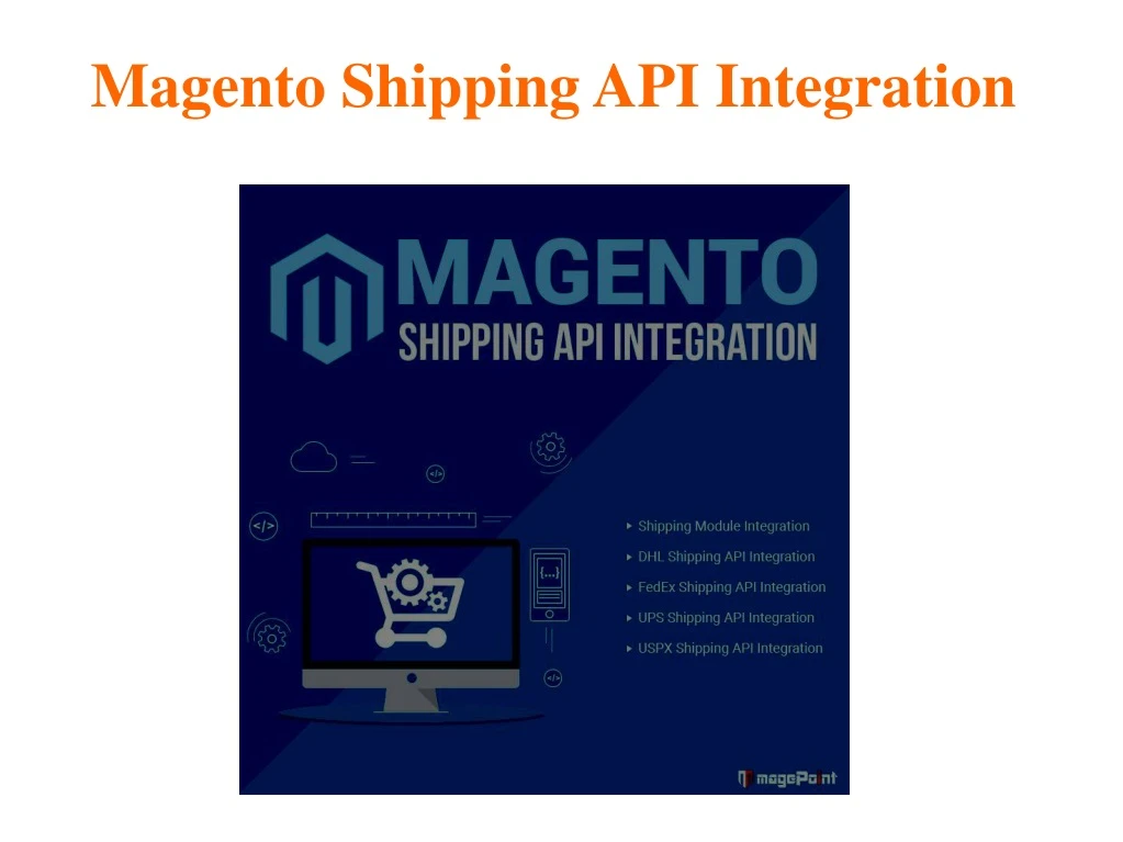 magento shipping api integration