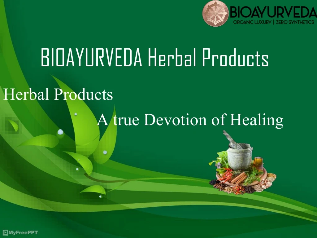 bioayurveda herbal products