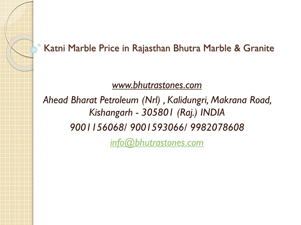 katni marble price in rajasthan bhutra marble granite