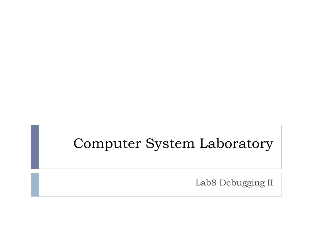 computer system laboratory