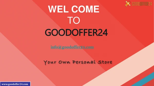 Largest Growing Online Retail Store | Goodoffer24