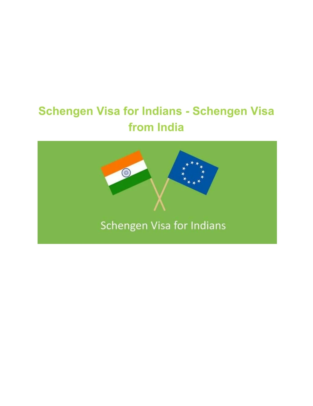 schengen visa for indians schengen visa from india