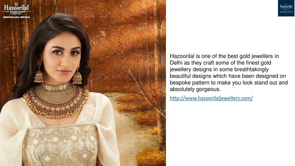 hazoorilal is one of the best gold jewellers