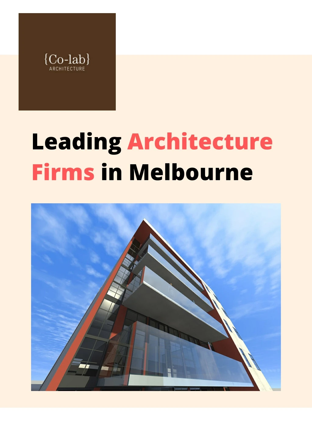 leading architecture firms in melbourne