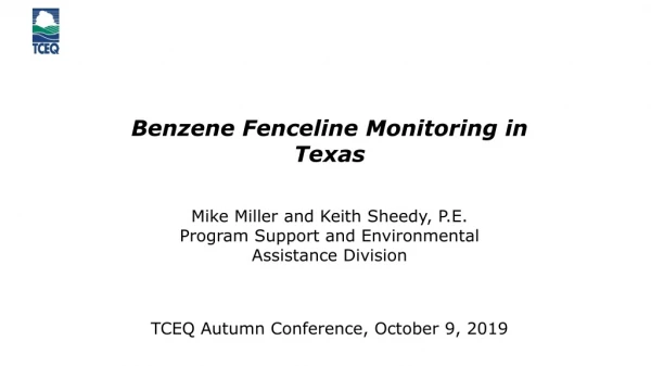 Benzene Fenceline Monitoring in Texas