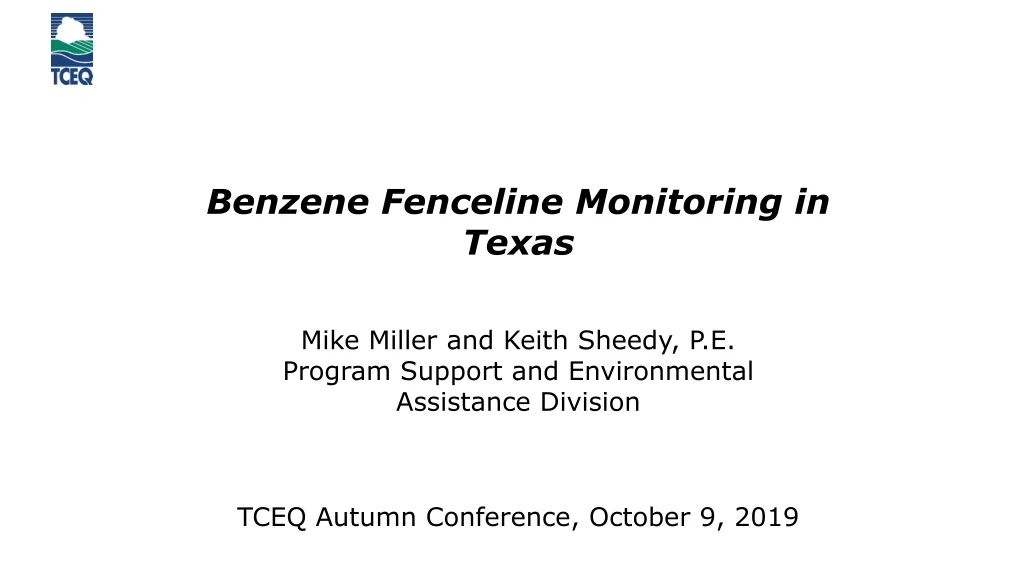 benzene fenceline monitoring in texas