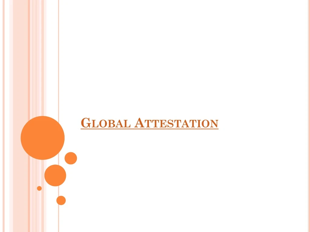 global attestation