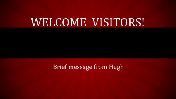 Welcome Visitors!