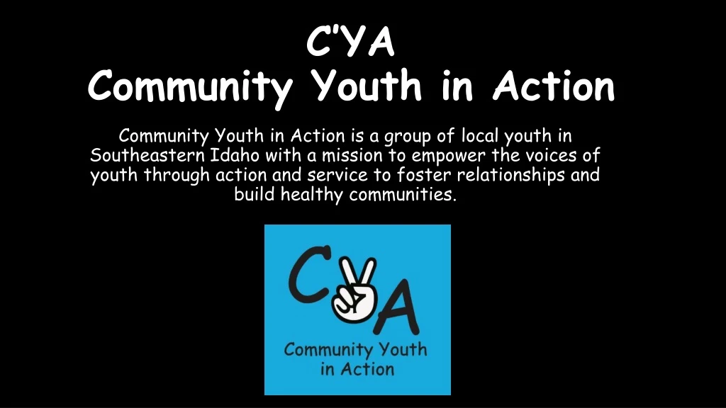 c ya community youth in action