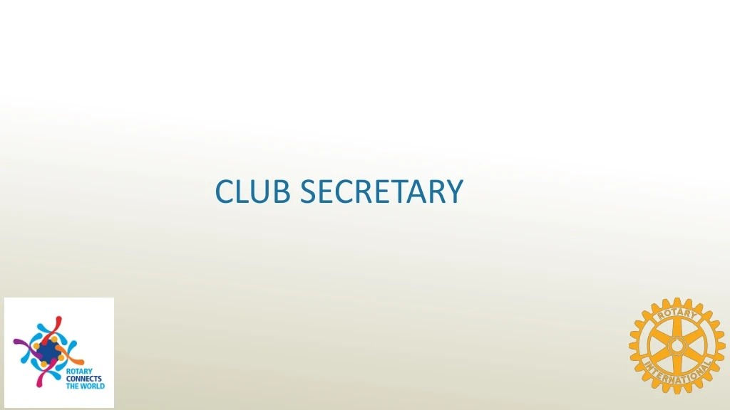 club secretary