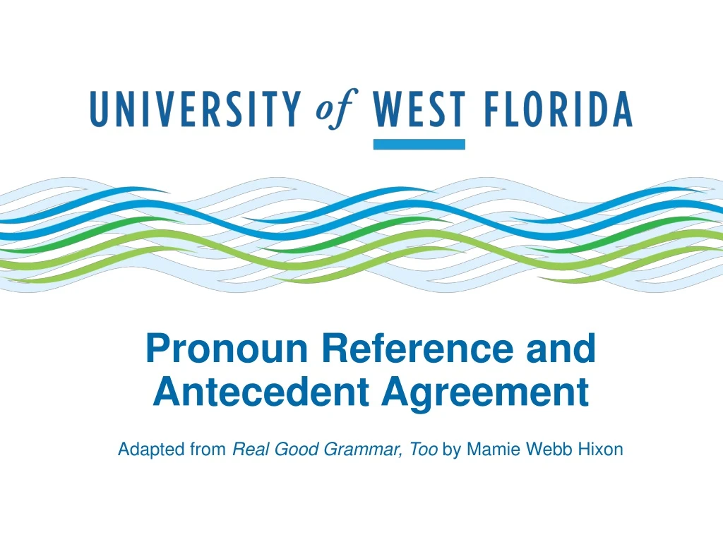 pronoun reference and antecedent agreement