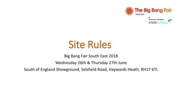 Site Rules