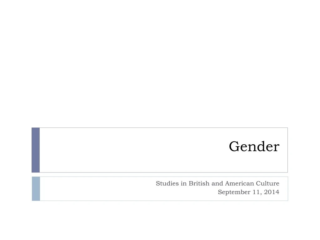 gender