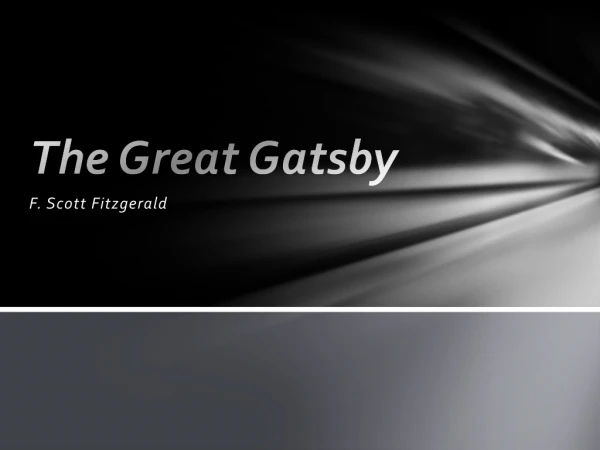 The Great Gatsby