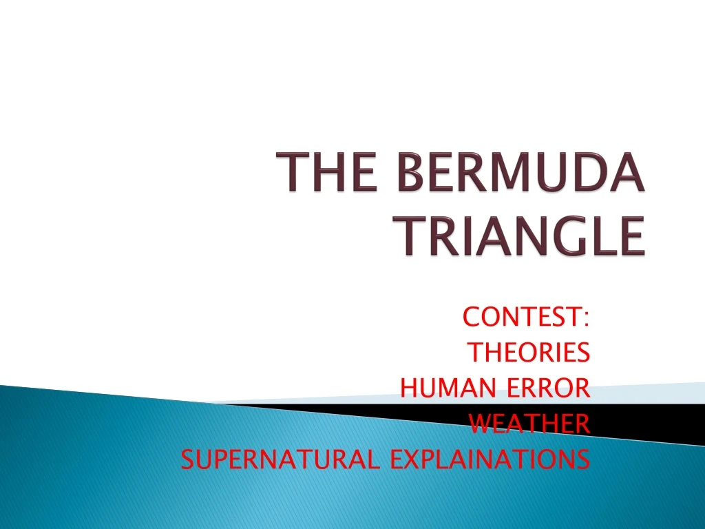 the bermuda triangle