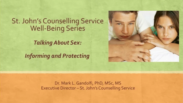 St. John’s Counselling Service Well-Being Series