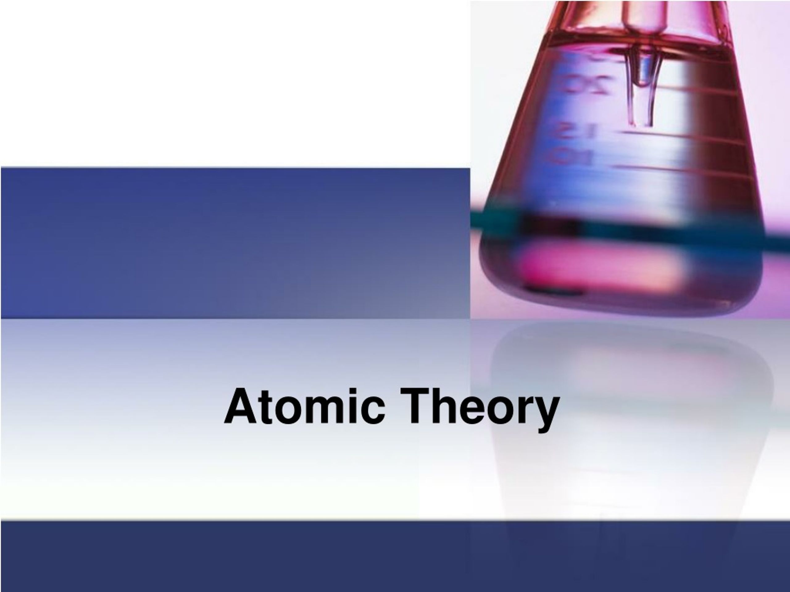 Atomic Theory - slide 1