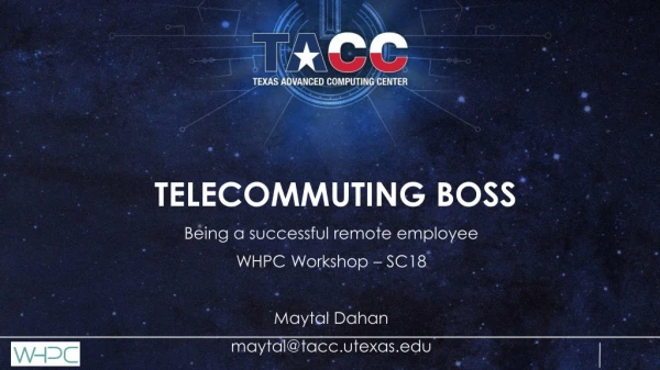 Telecommuting Boss
