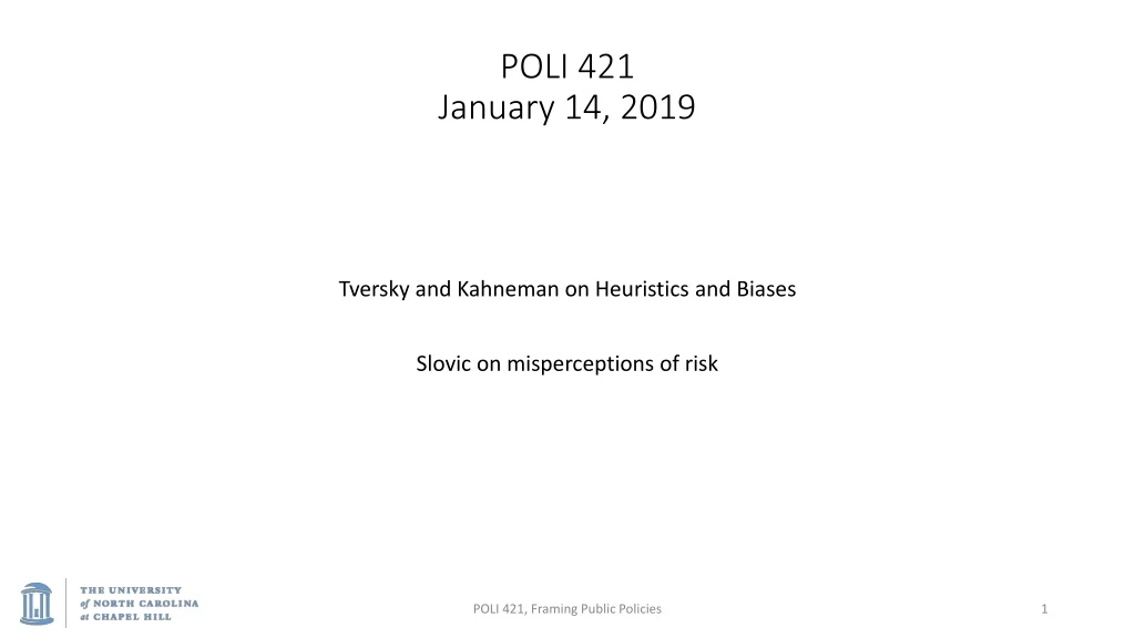 poli 421 january 14 2019