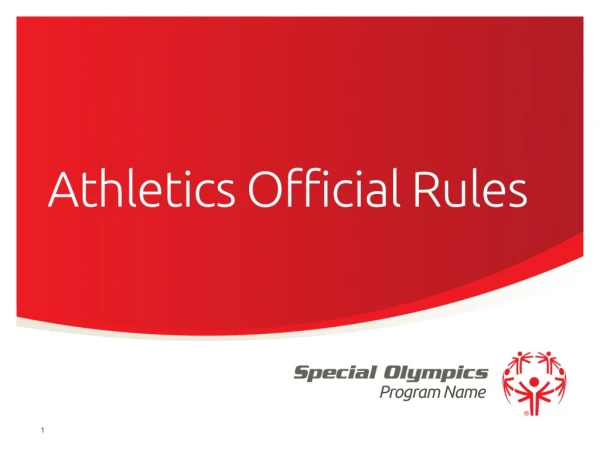 Athletics Official R ules