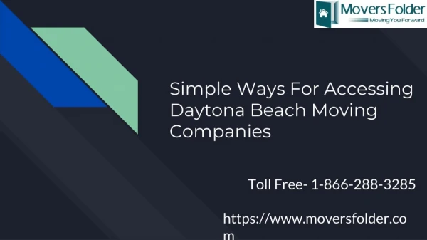 simple ways for accessing daytona beach moving companies