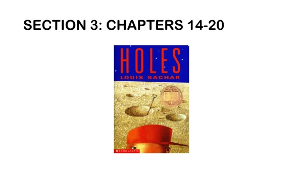 SECTION 3: CHAPTERS 14-20