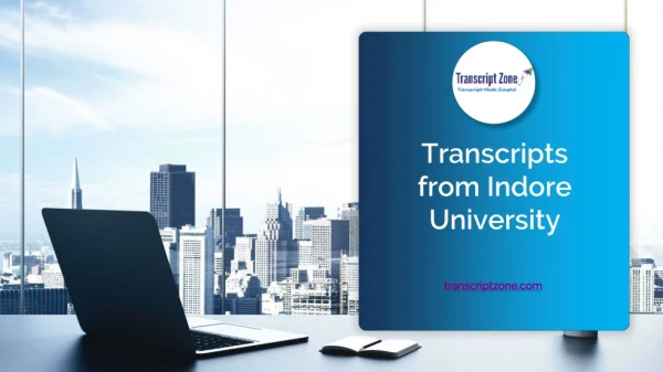 Transcripts from Indore University