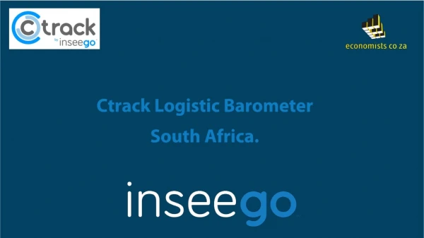 Ctrack Logistic Barometer South Africa.