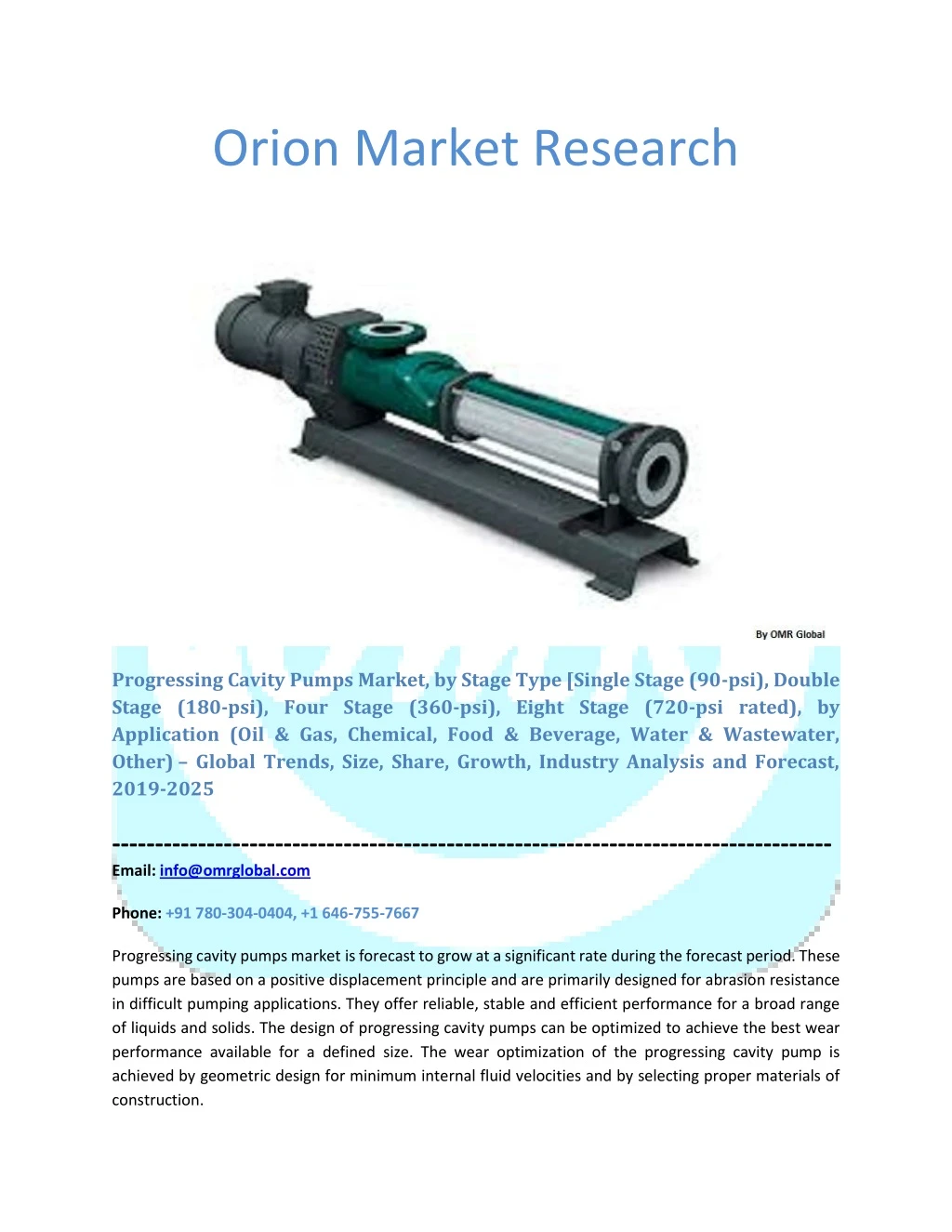 orion market research