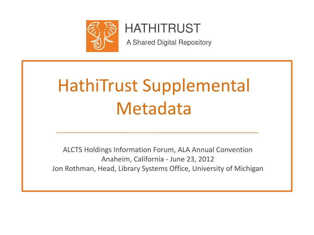 hathitrust supplemental metadata