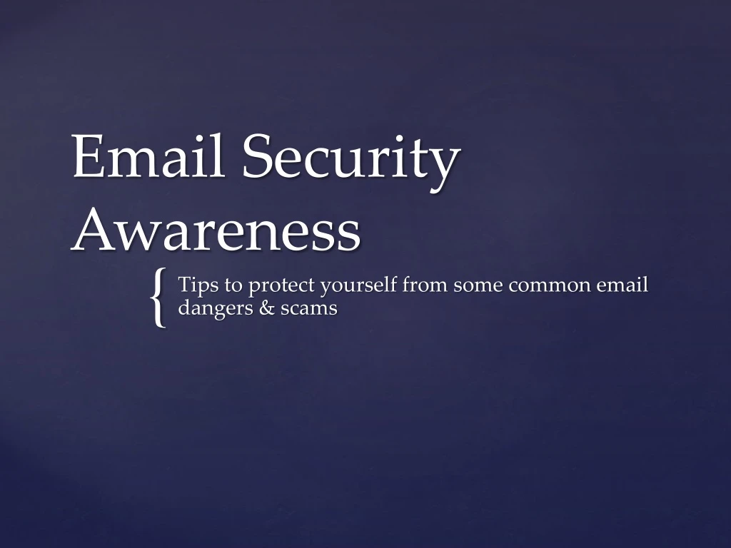 email security awareness