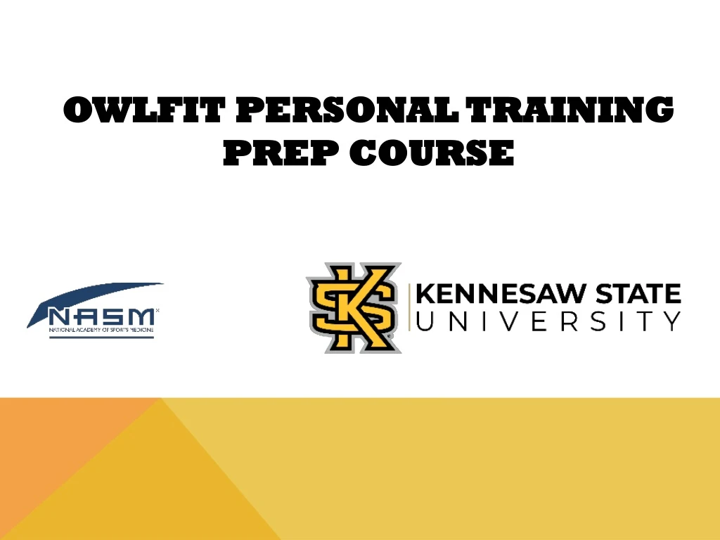 owlfit personal training prep course