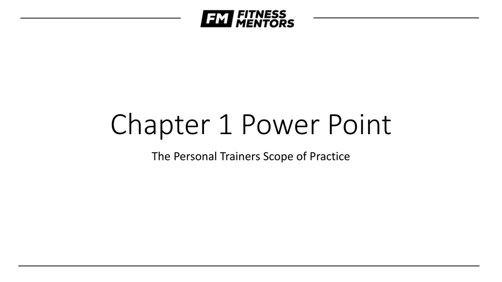 chapter 1 power point